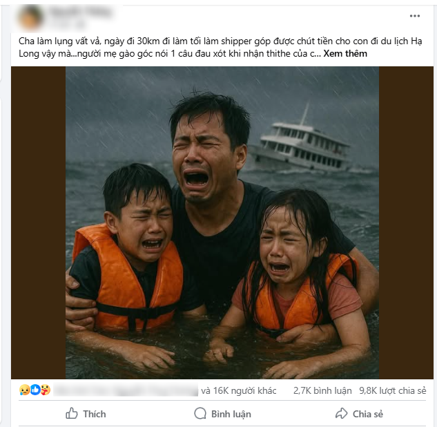 Bài viết giả mạo thu hút nhiều tương tác